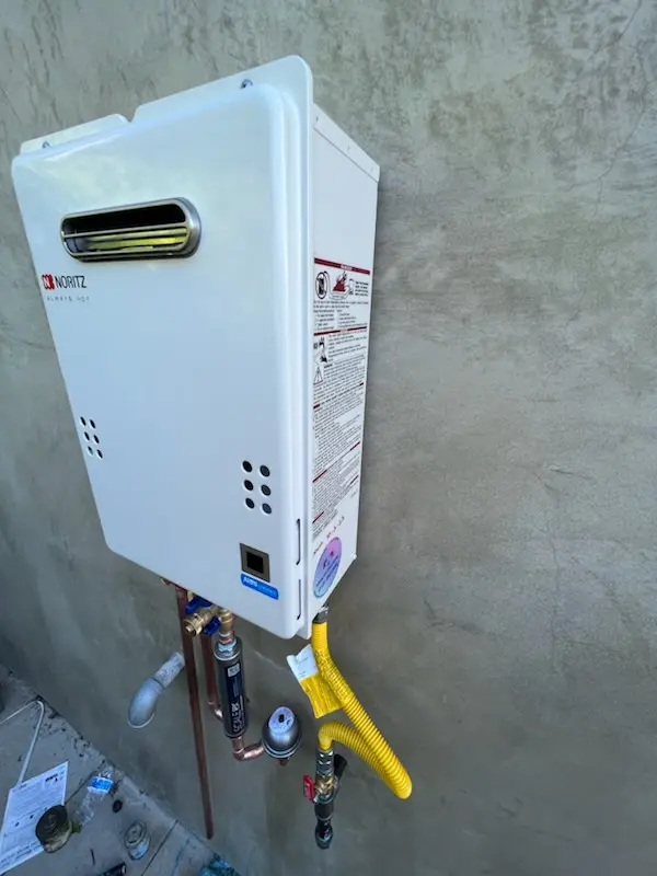 Tankless water heater installation for Wayne homes