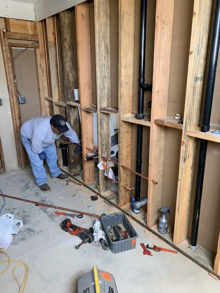 Commercial rough-in plumbing for Trenchless Sewer Repair in Wayne